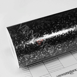 Пленка Кованый карбон TeckWrap RCF09M Matte Dark Forged Carbon