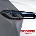 Пленка для фар Scorpio матовая Черная